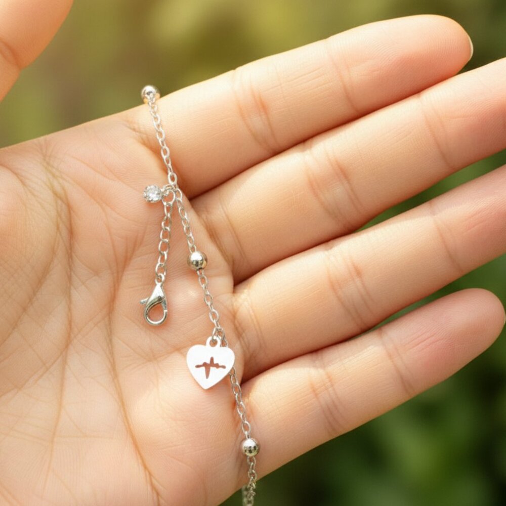 Minimalist Anklet, Sleek & Modern Design, Women’s Fashion, YC110172-A - Picture 5 of 5